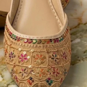 Khaki brown Khussa QEY7883