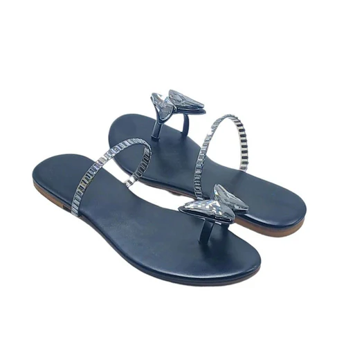 Antic Butterfly Black Slides - Image 3