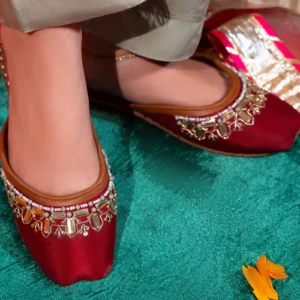 Maroon Leather Synthetic-mix