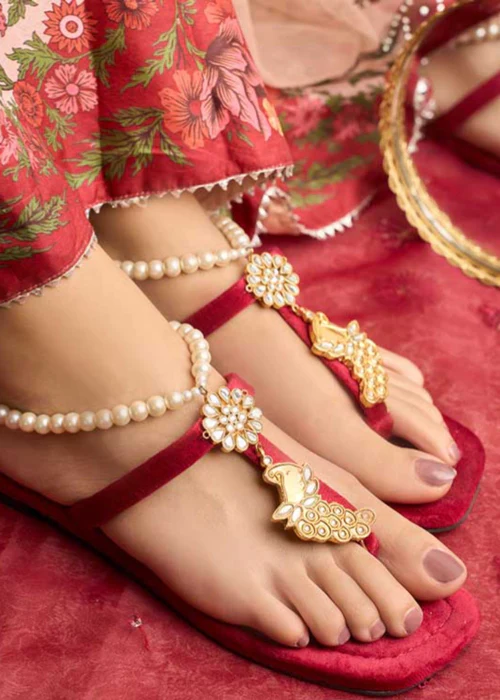 Dazzle Maroon Velvet - Image 3